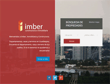 Tablet Screenshot of imber.com.mx